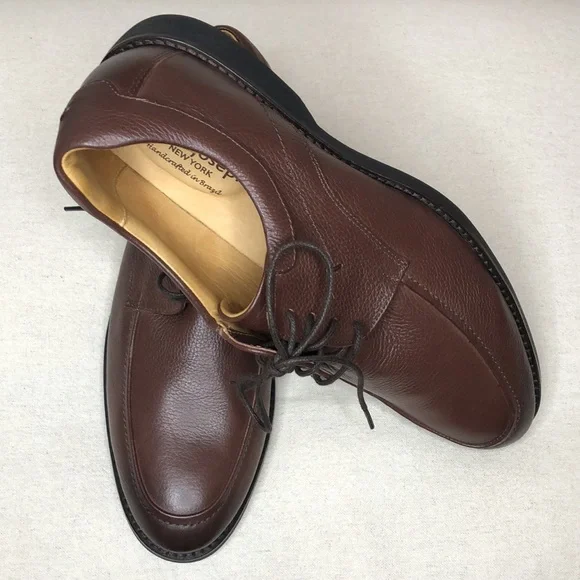 Marc Joseph New York Handcrafted in Brazil Men Size 10,5 Brown NEW never worn - Picture 2 of 12